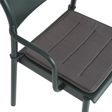 Linear Steel Armchair sittdyna - Twitell dark grey - Muuto