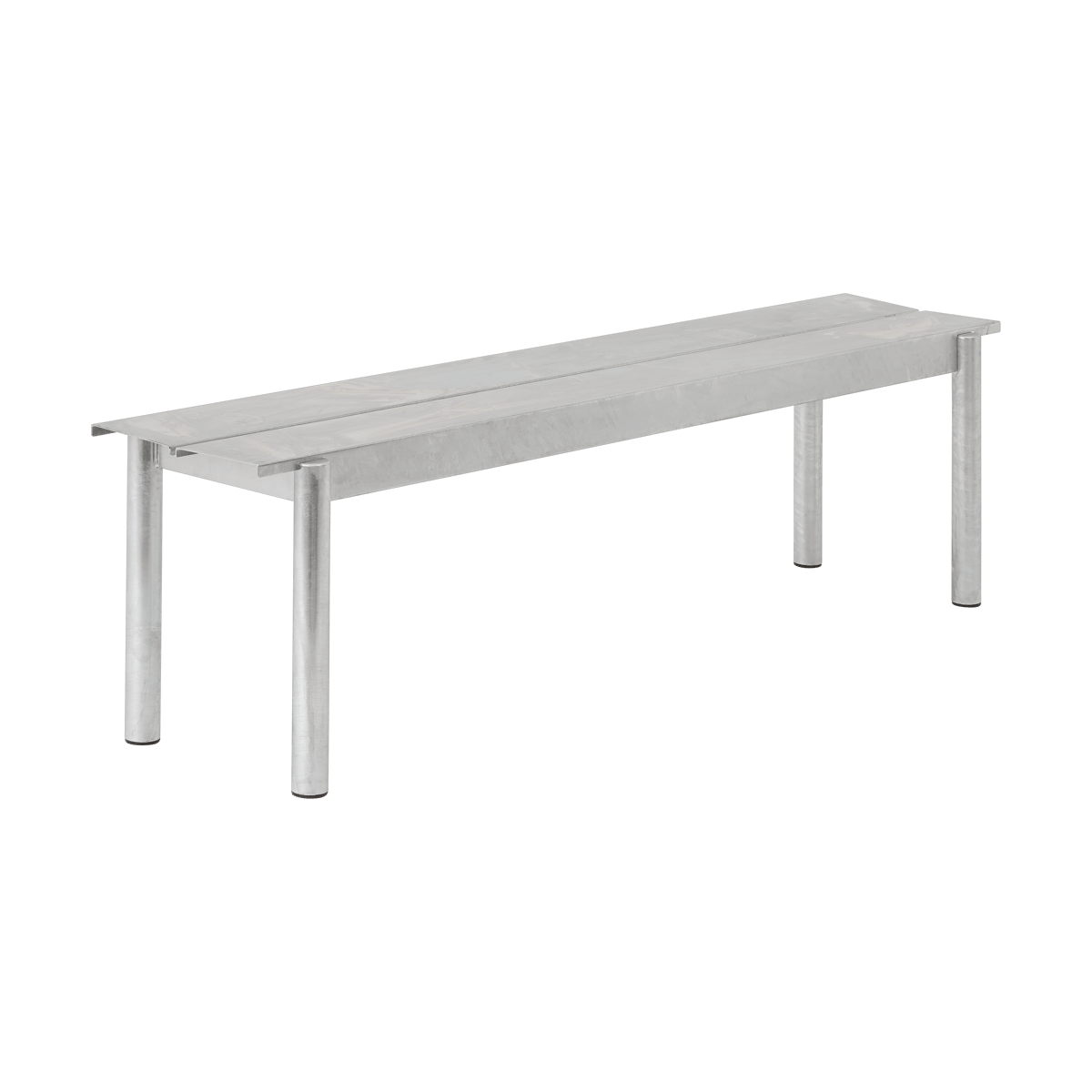 Muuto Linear steel bench bänk 170x34 cm Warm galvanized steel
