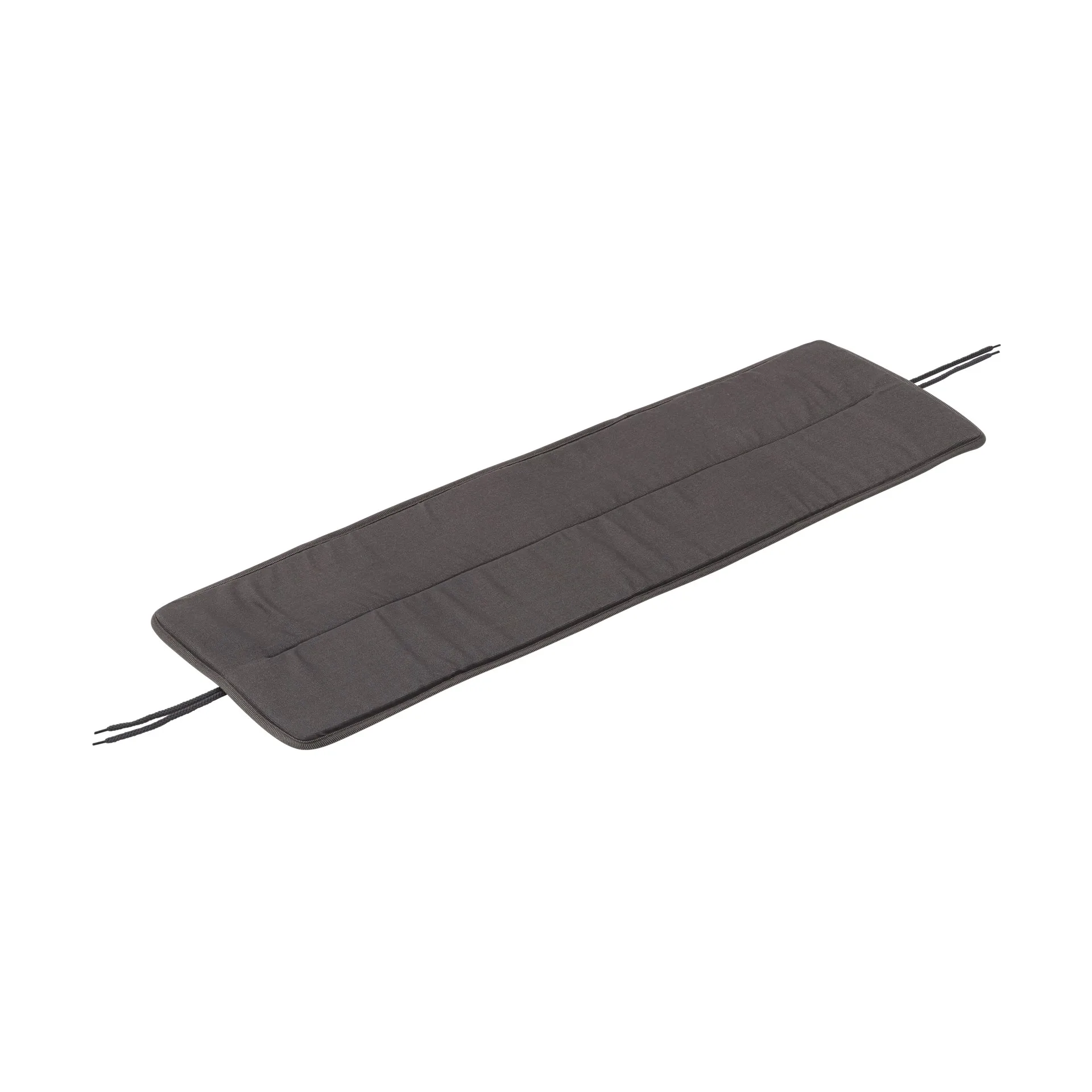 Linear steel bench pad 110x32,5 cm, Twitell dark grey Muuto