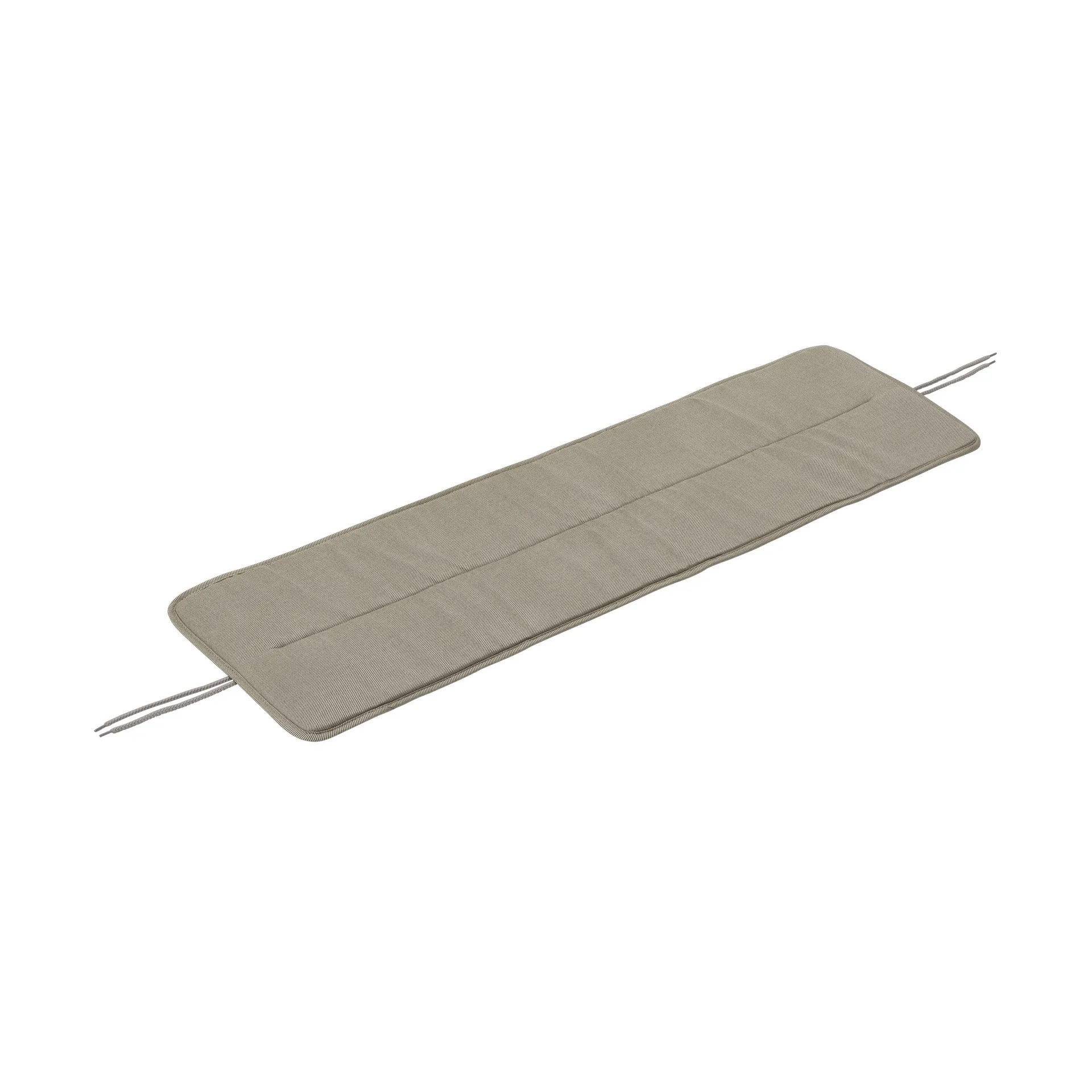 Linear steel bench pad 110x32,5 cm, Twitell light grey Muuto
