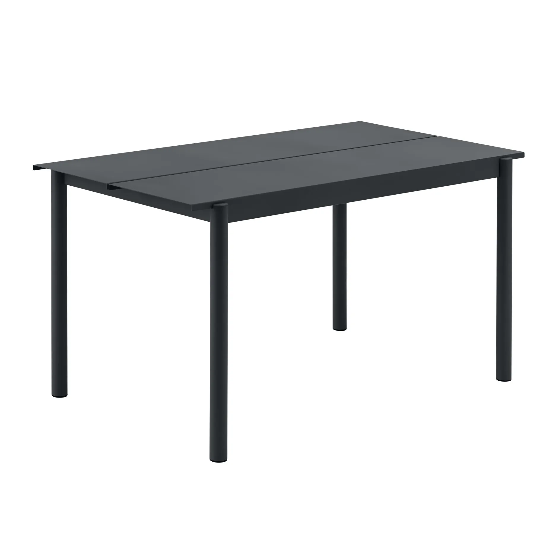 Linear Steel bord 140x75 cm, Black Muuto