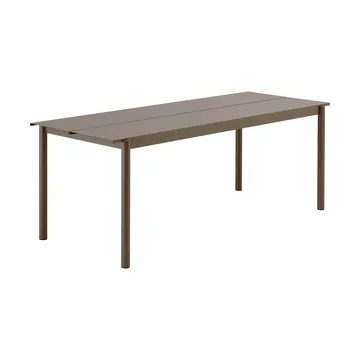 Linear Steel bord 200x75 cm - Taupe - Muuto
