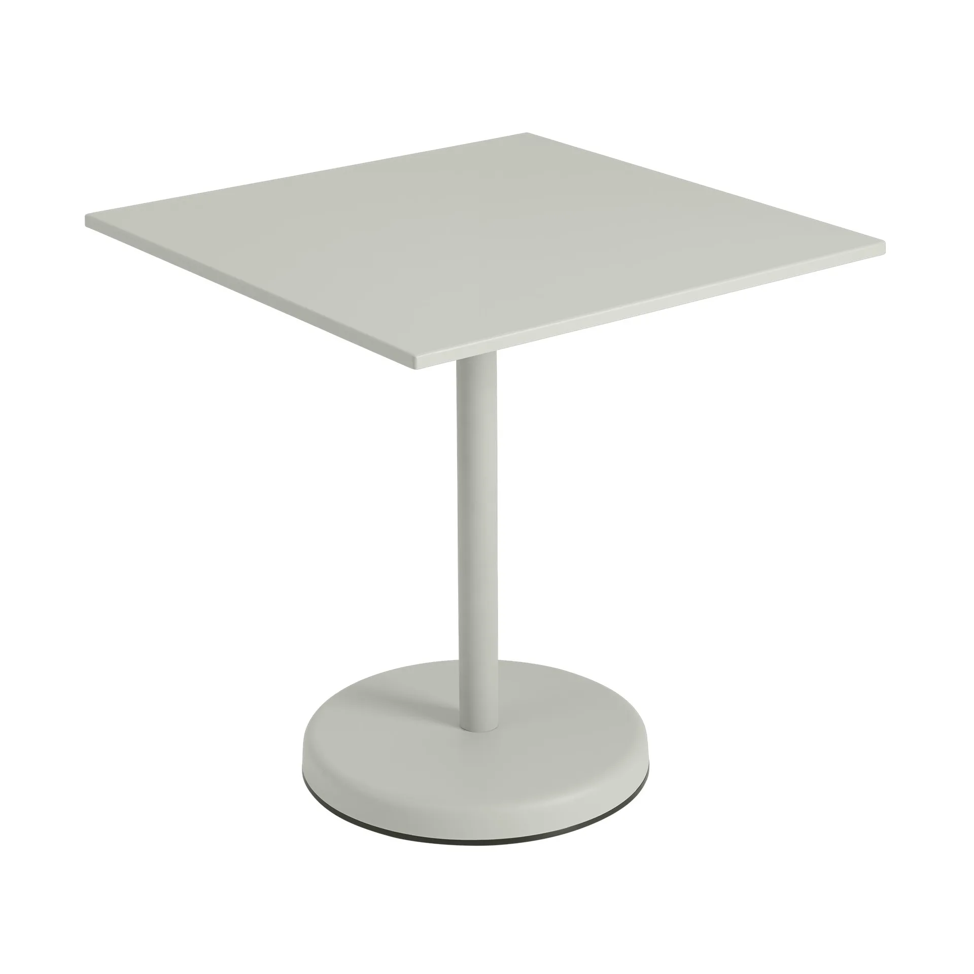 Linear steel café table V2 bord 70x70 cm Grey Muuto