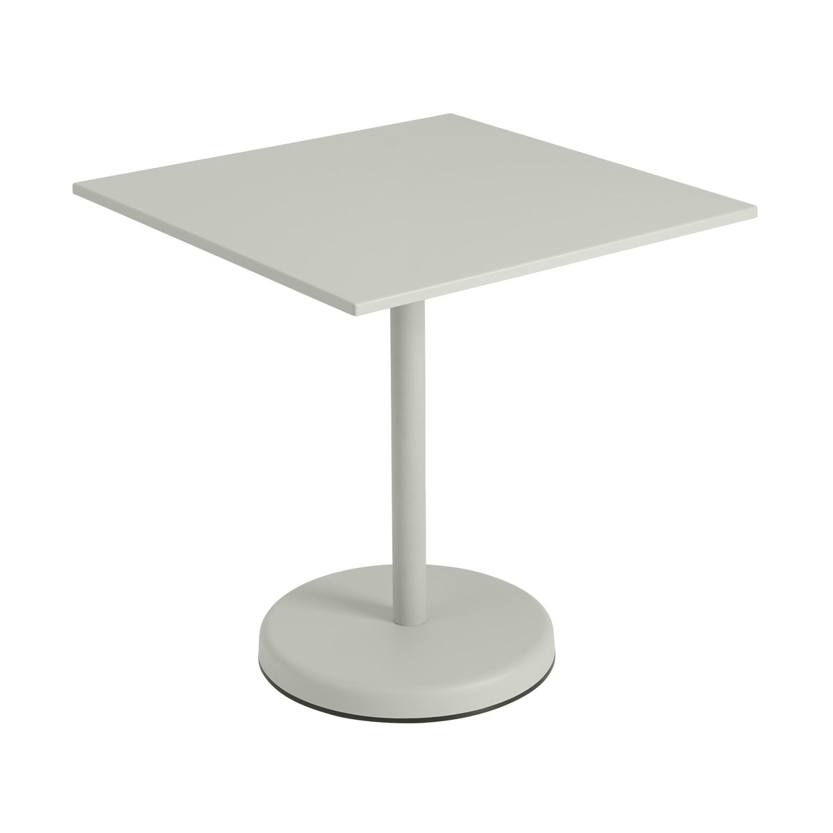 Muuto Linear steel café table V2 bord 70x70 cm Grey