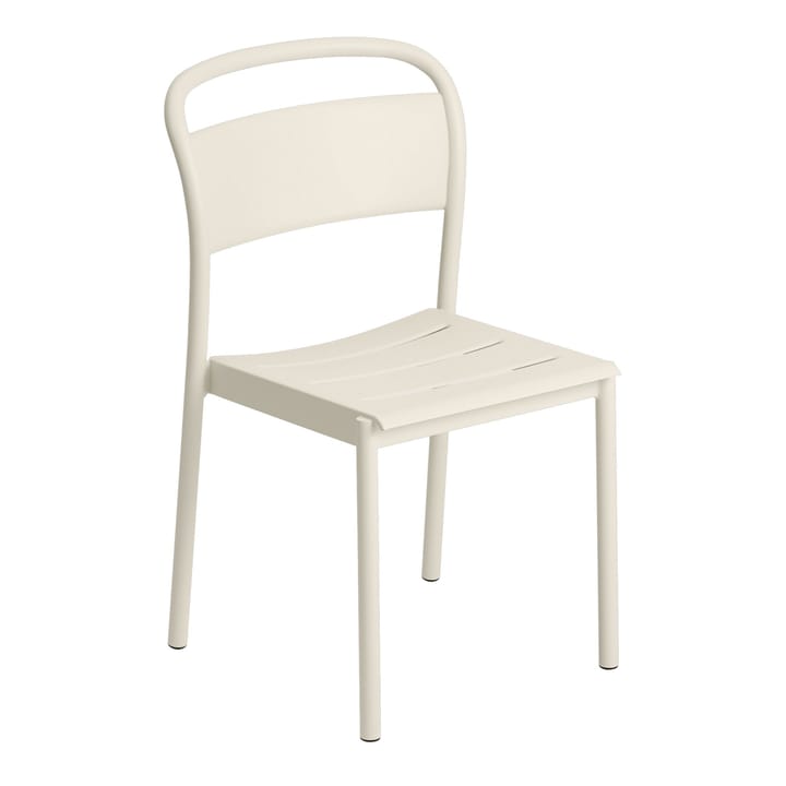 Linear steel side chair stol - Off-white - Muuto
