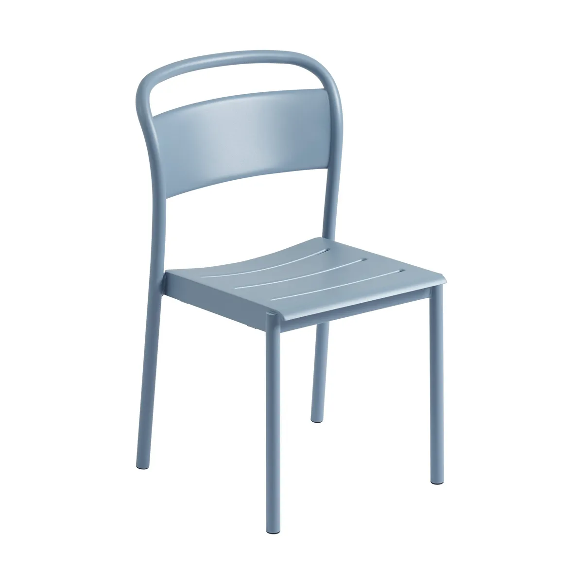 Muuto Linear steel side chair stol Pale blue