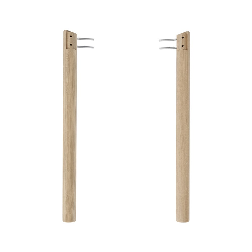Muuto Linear System Connecting Legs ben Oak | Skandinavisk Design | Möbelvård & tillbehör | Beige