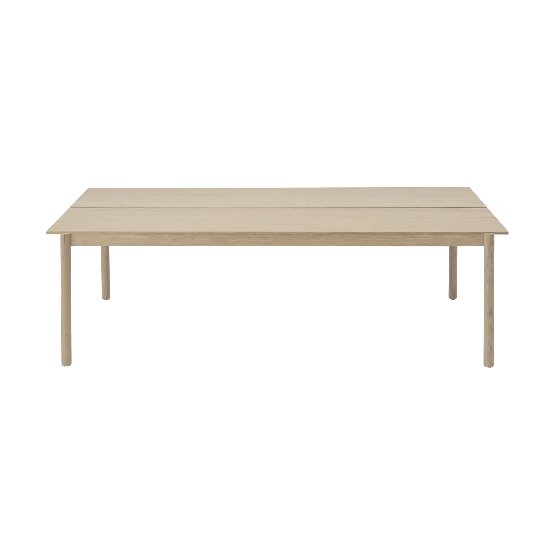 Linear System matbord 110x240 cm, Oak veneer-oak Muuto