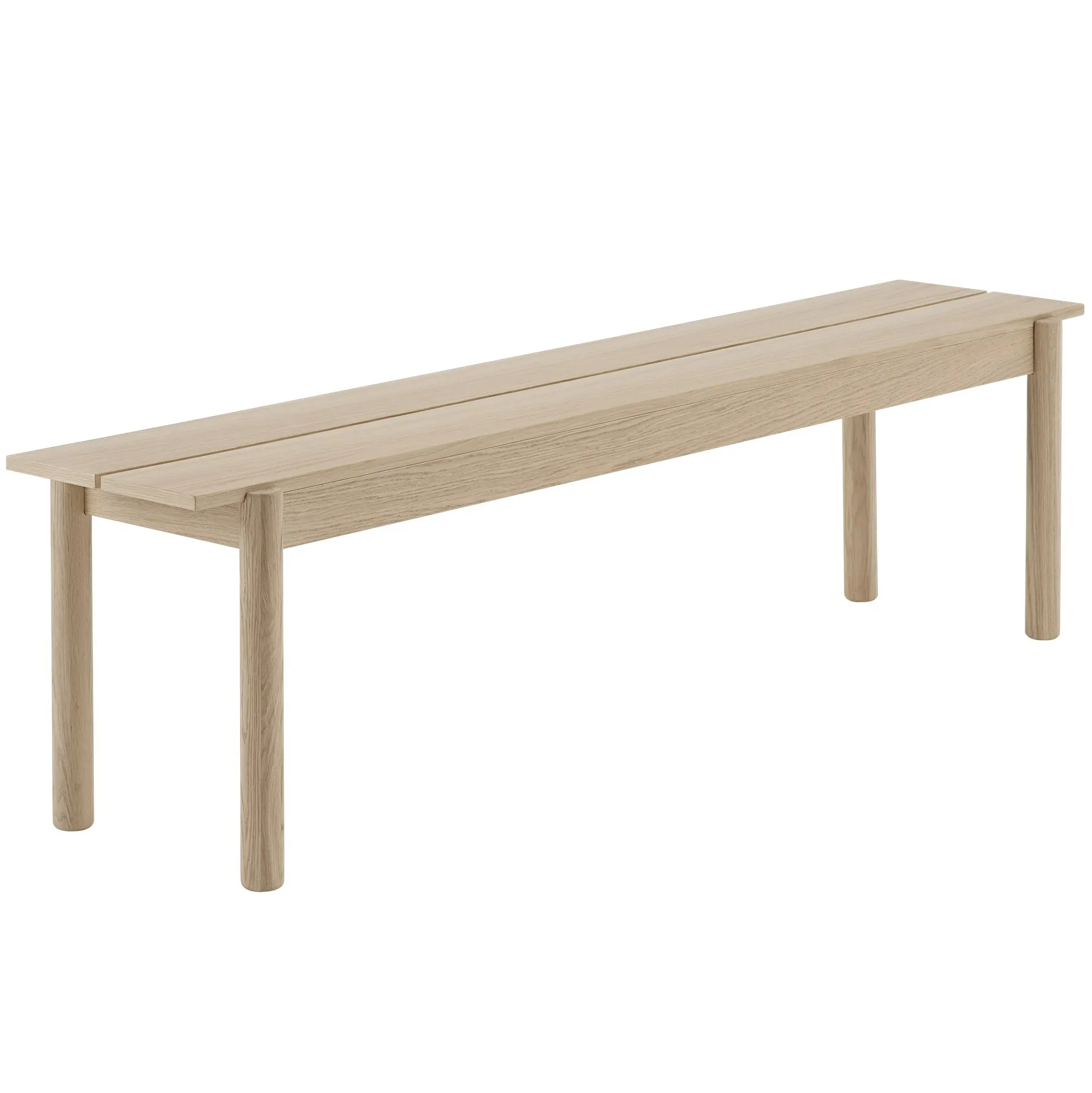 Linear träbänk ek, 170 cm Muuto