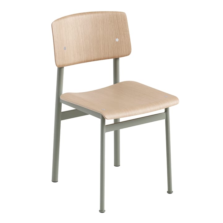Loft Chair stol - dusty green-ek - Muuto