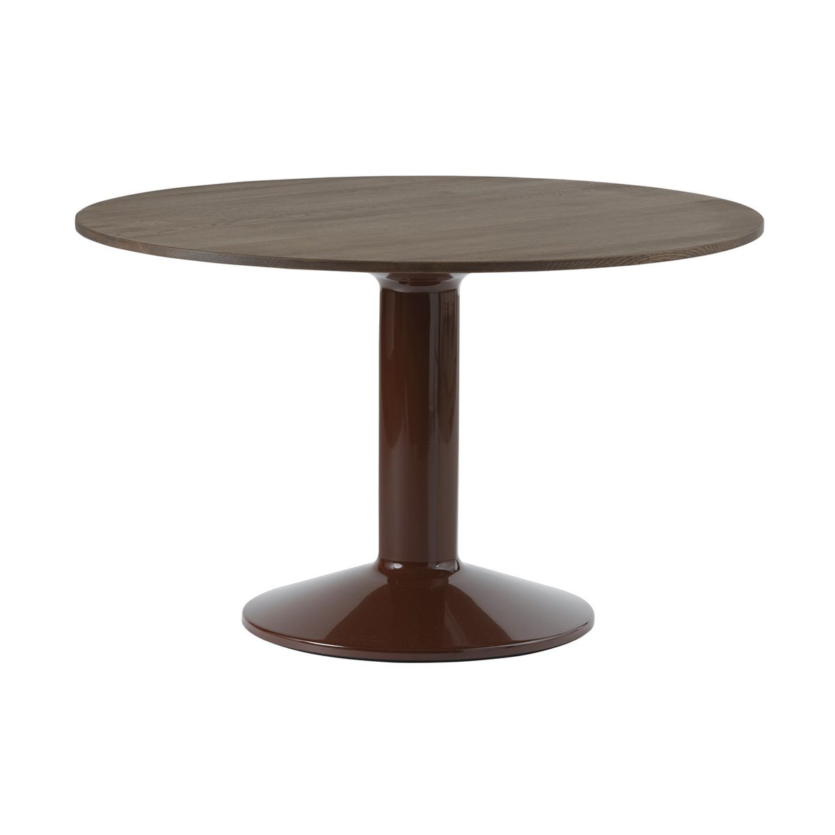 Muuto Midst pelarbord 120 cm Dark Oiled Oak-Dark Red