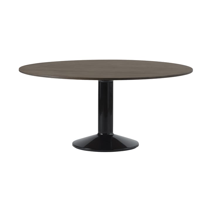 Midst pelarbord Ø160 cm - Dark Oiled Oak-Black - Muuto