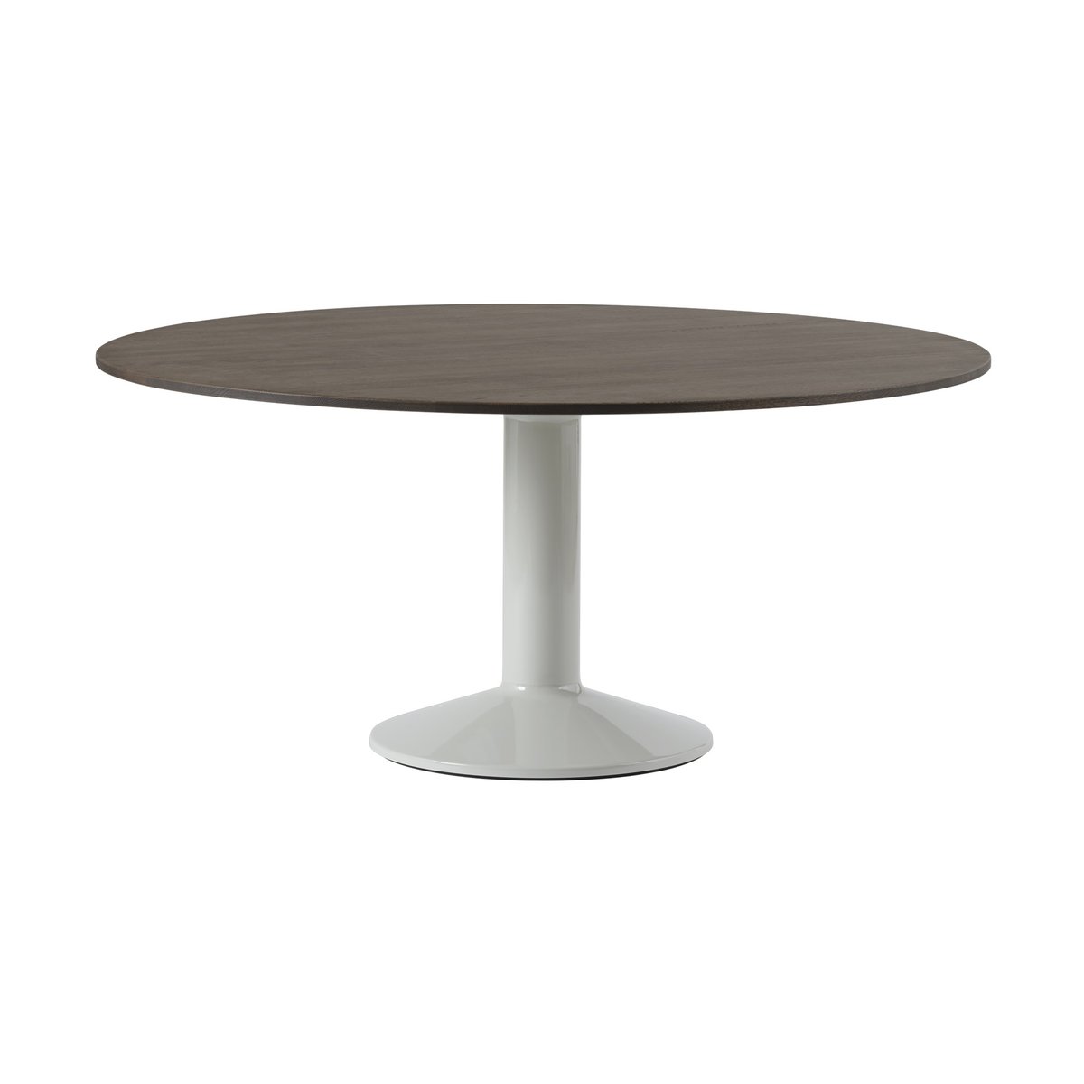 Muuto Midst pelarbord 160 cm Dark Oiled Oak-Grey | Skandinavisk Design | Matbord | Brun
