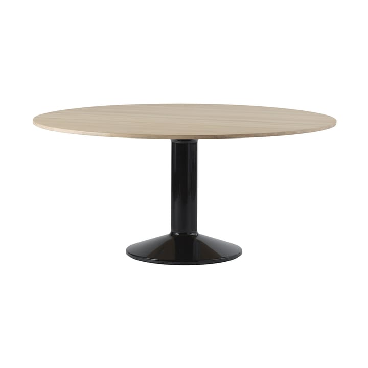 Midst pelarbord Ø160 cm - Oiled Oak-Black - Muuto