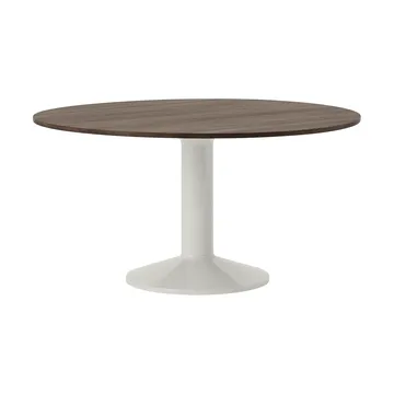 Midst pelarbord - Dark oiled oak-grey, Ø140 cm - Muuto