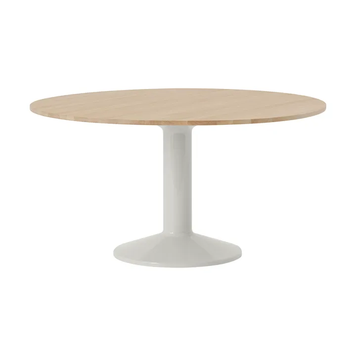 Midst pelarbord - Oiled oak-grey, Ø140 cm - Muuto