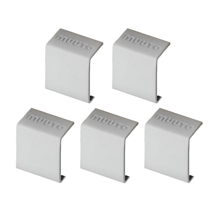 Mini förvaringssystem clips 5-pack - Light grey - Muuto