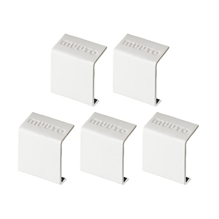 Mini förvaringssystem clips 5-pack - White - Muuto
