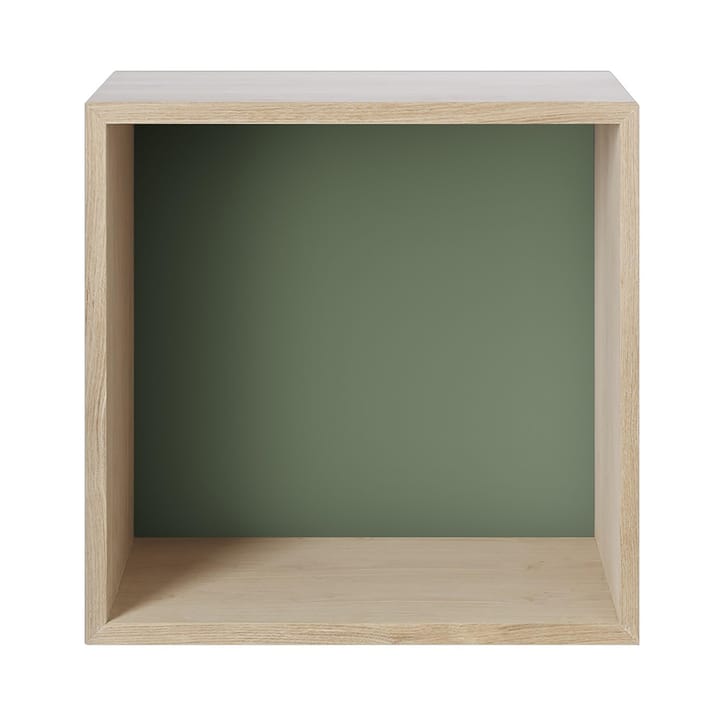 Mini förvaringssystem medium - Oak-Dusty green - Muuto