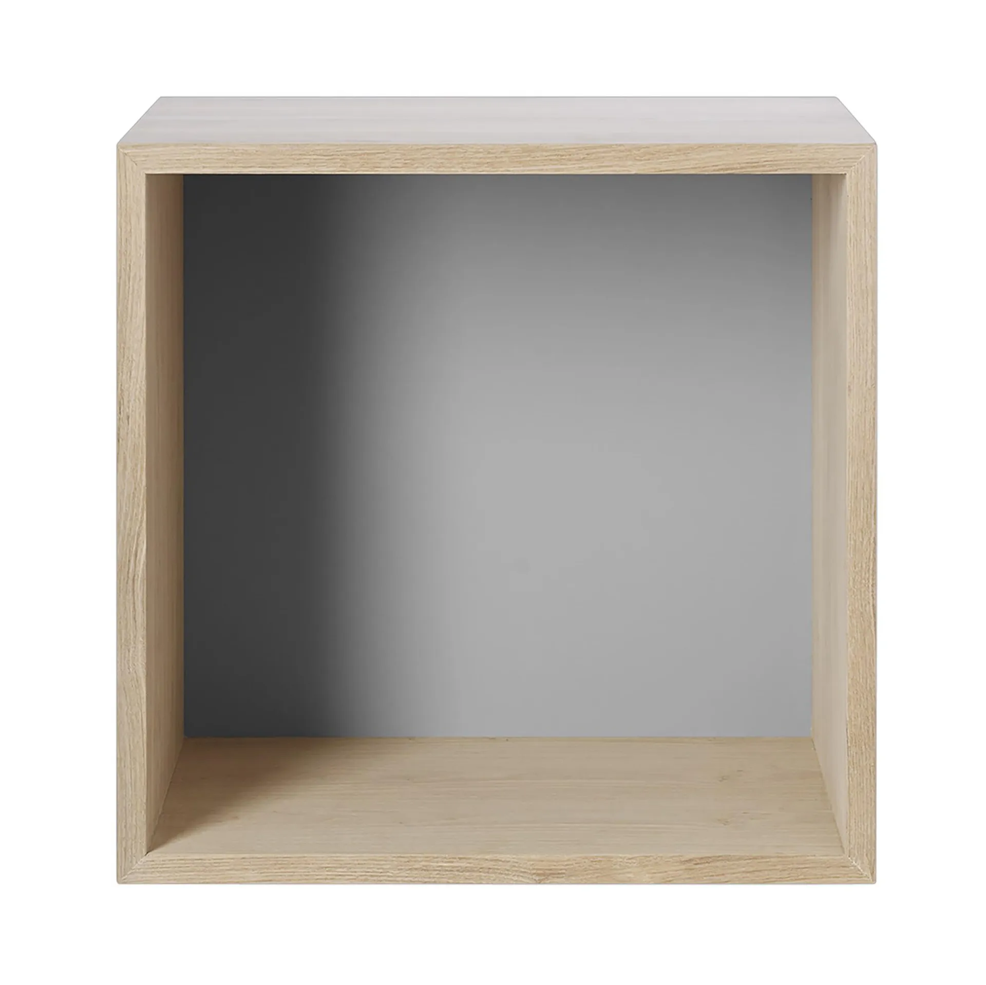 Mini förvaringssystem medium, Oak-Light grey Muuto