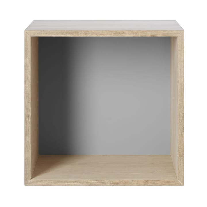 Mini förvaringssystem medium - Oak-Light grey - Muuto