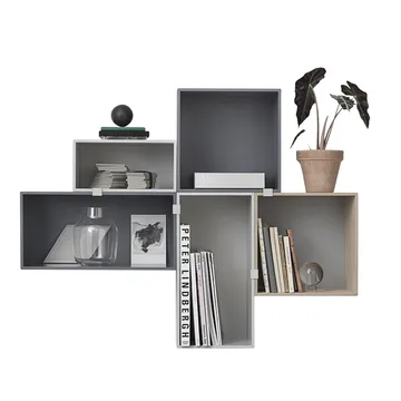 Mini stacked förvaringssystem large - Grey - Muuto