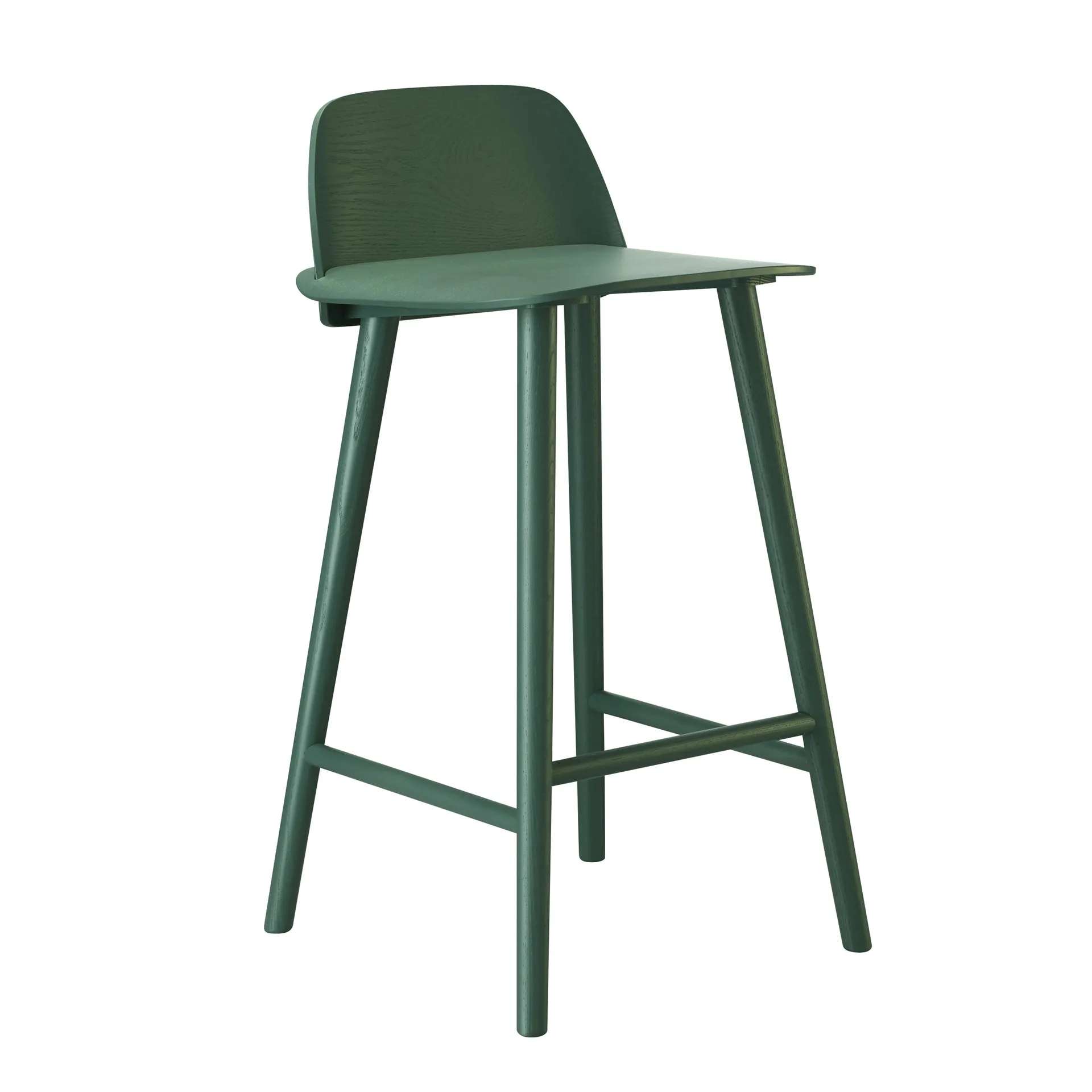 Nerd barstol 75 cm, Green Muuto