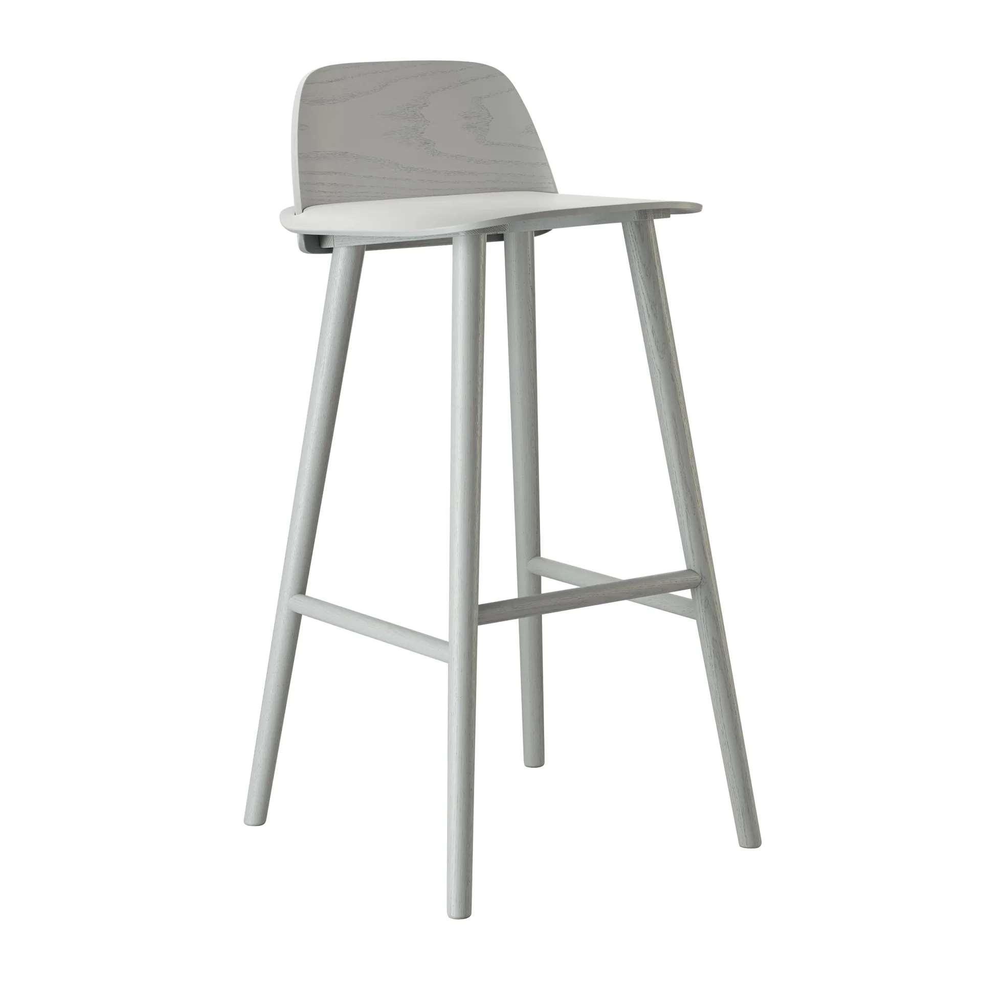 Nerd barstol 75 cm, Grey Muuto