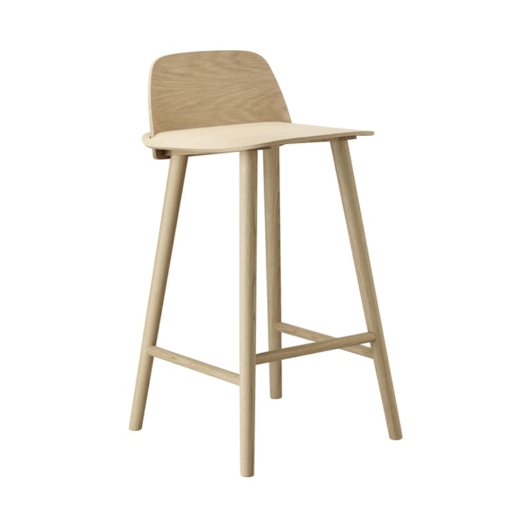 Nerd barstol 75 cm - Oak - Muuto