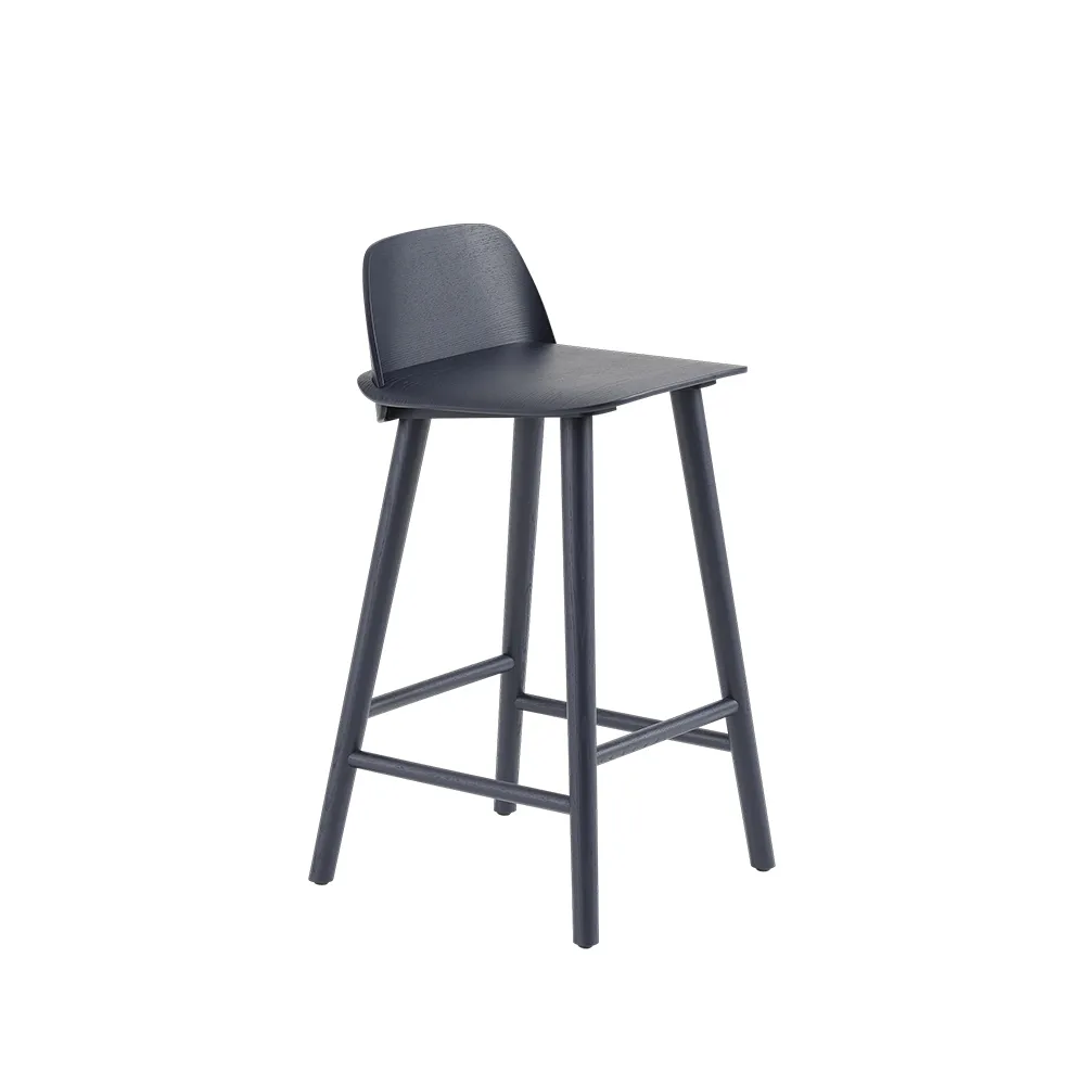 Muuto Nerd counter stol Midnight blue