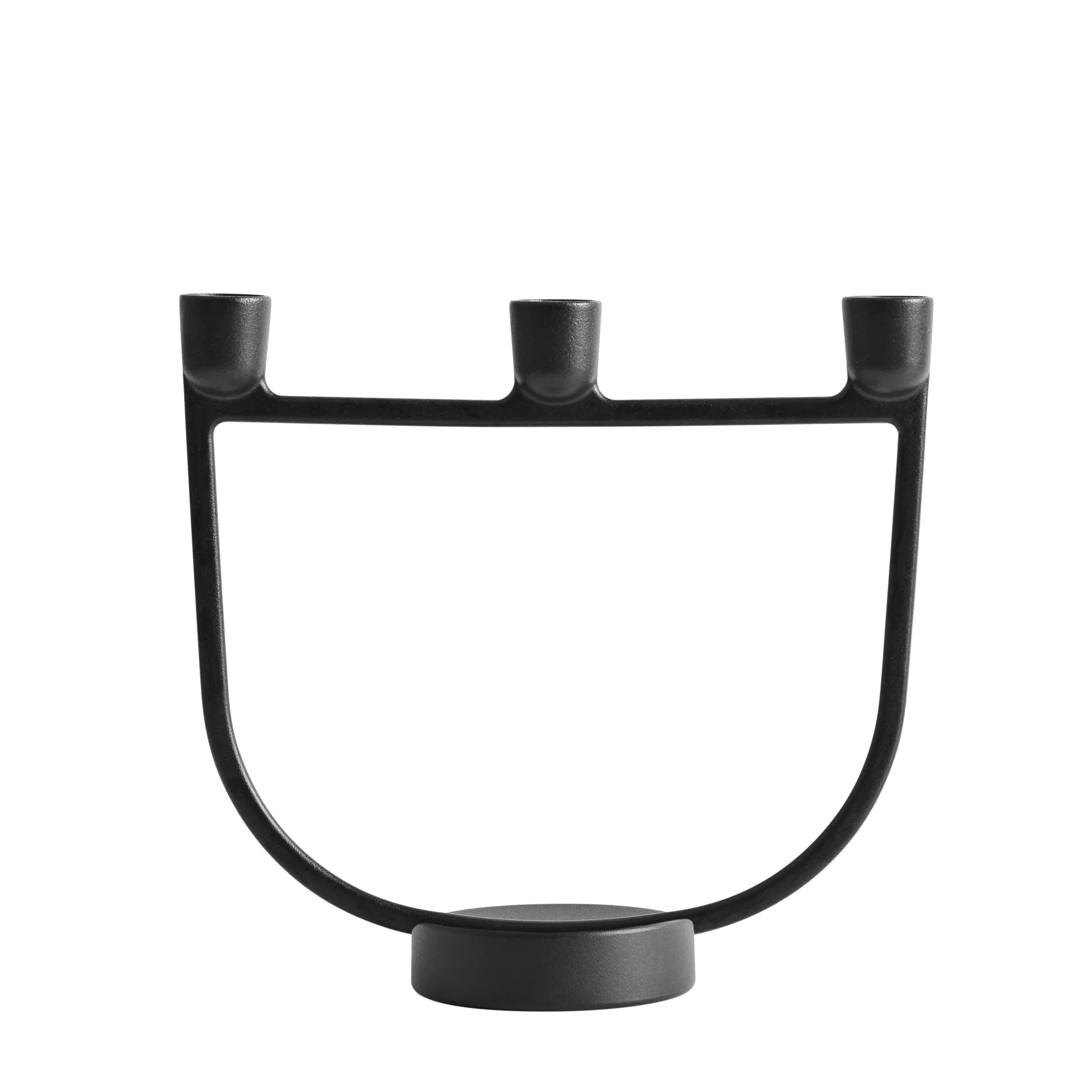 Open ljusstake, svart Muuto