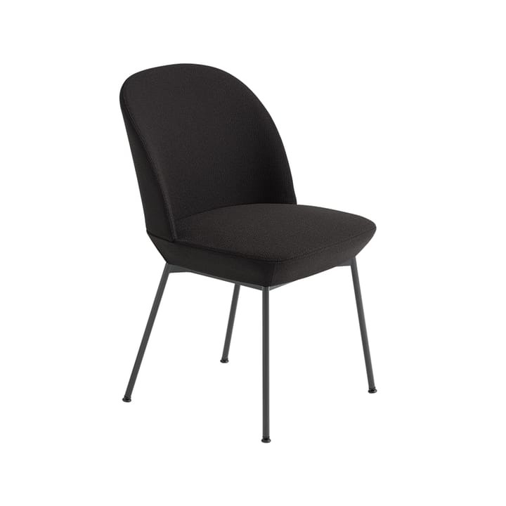 Oslo sidostol tygklädd, Ocean 3-Anthracite black Muuto