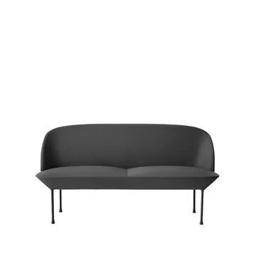 Oslo soffa 2-sits - Steelcut 180-Dark grey - Muuto