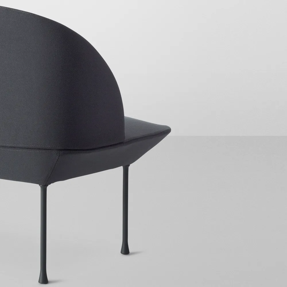 Oslo soffa 2-sits, Steelcut 180-Dark grey Muuto