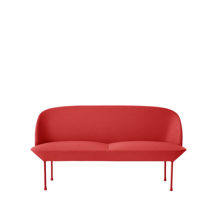 Oslo soffa 2-sits - Steelcut 660-Dark red - Muuto