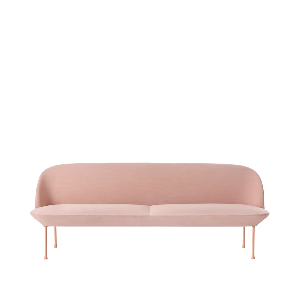 Muuto Oslo soffa 3-sits Steelcut trio 515-Rose
