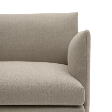 Outline chair fåtölj tyg - Ecriture 240-Polished Aluminum - Muuto