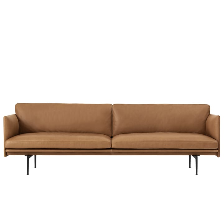 Outline soffa 3-sits - cognac - Muuto