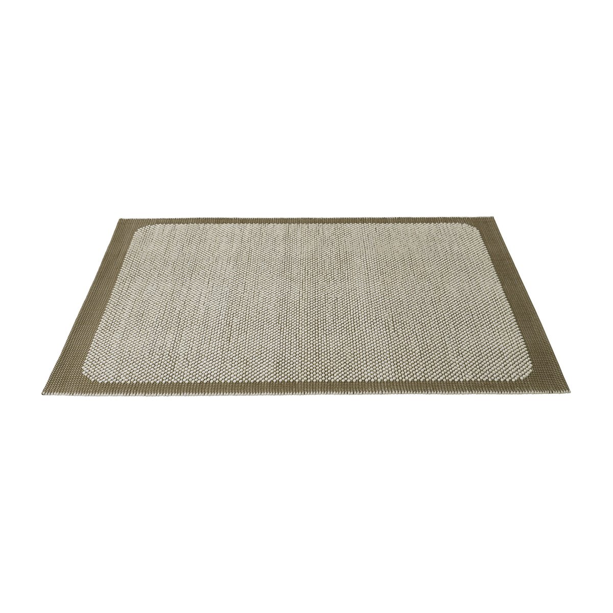 Muuto Pebble matta 200x300 cm Brown green | Skandinavisk Design | Ullmattor | Grön