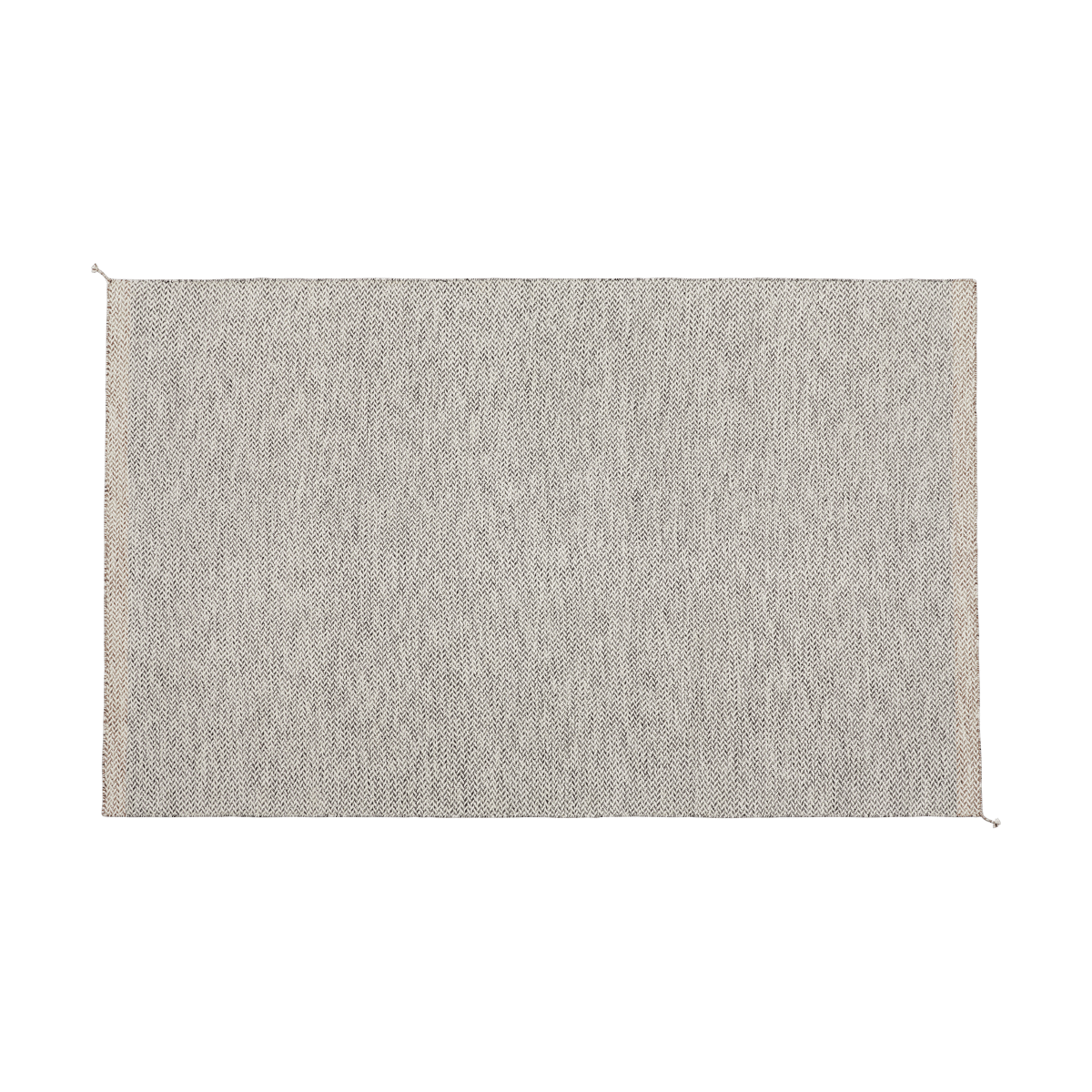 Muuto Ply matta 200x300 cm Black-white | Skandinavisk Design | Plastmattor | Svart
