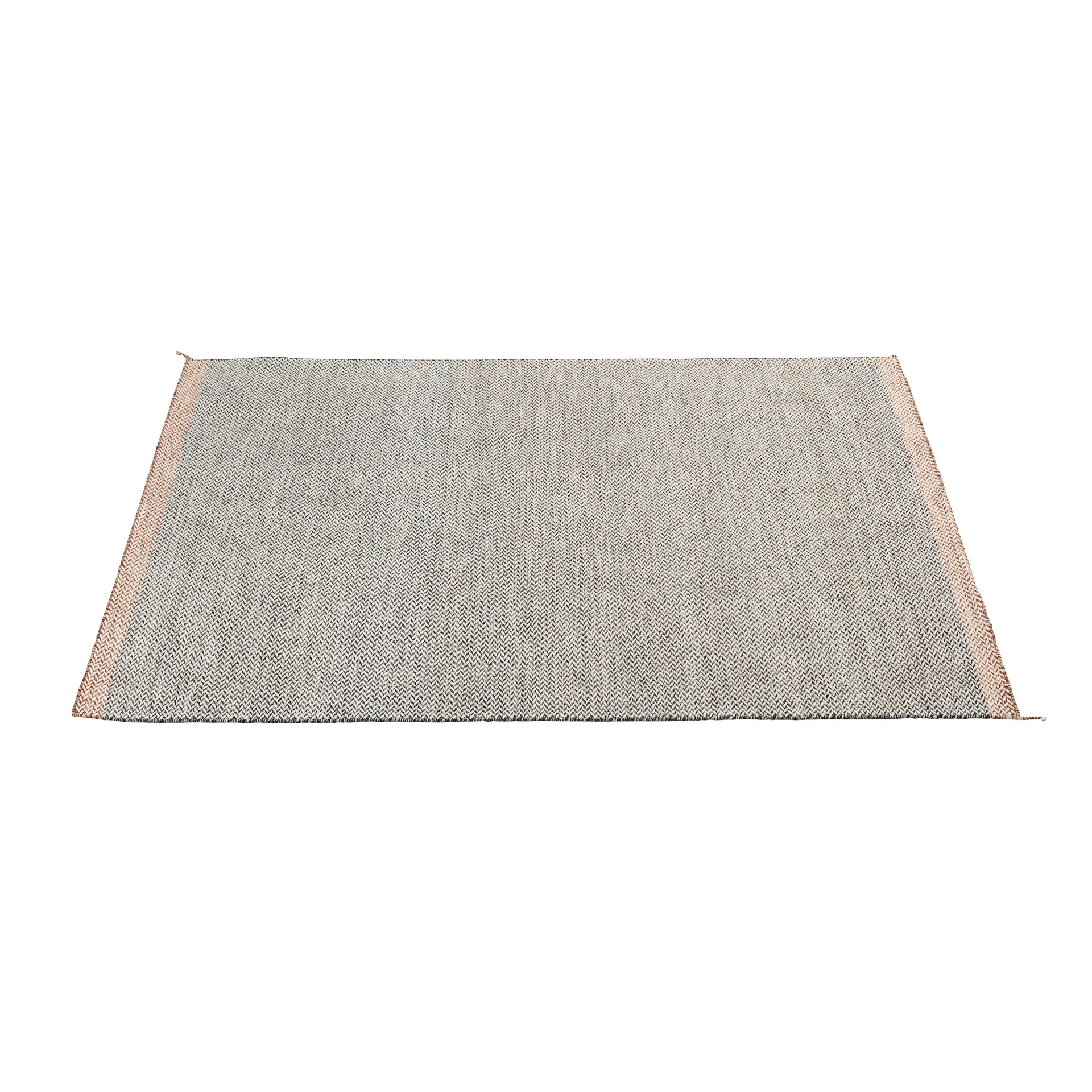 Ply ullmatta 170x240 cm, Svart-vit Muuto