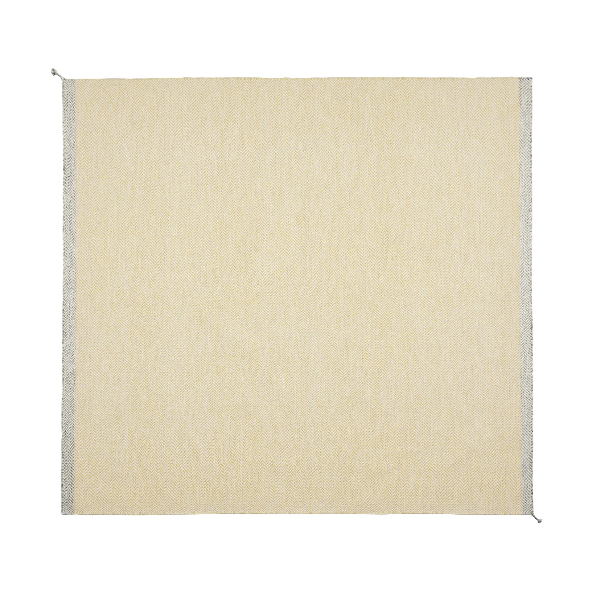 Ply ullmatta 280x280 cm, Yellow Muuto