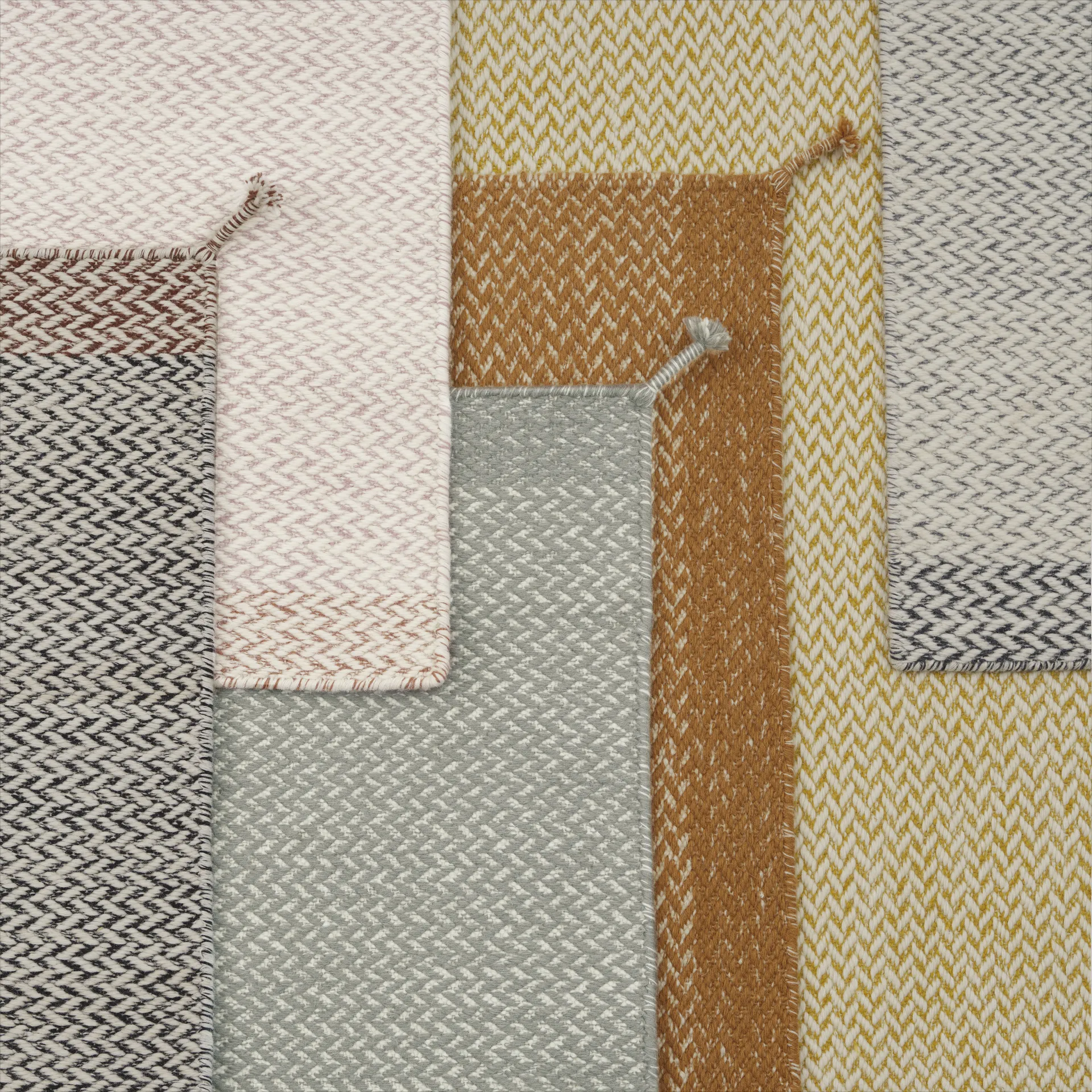 Ply ullmatta 80x200 cm, Light Rose Muuto