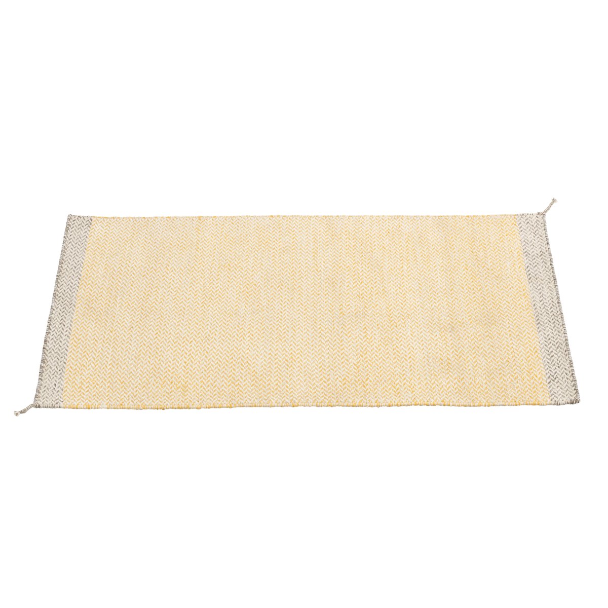 Muuto Ply ullmatta 85x140 cm Gul | Skandinavisk Design | Ullmattor | Gul