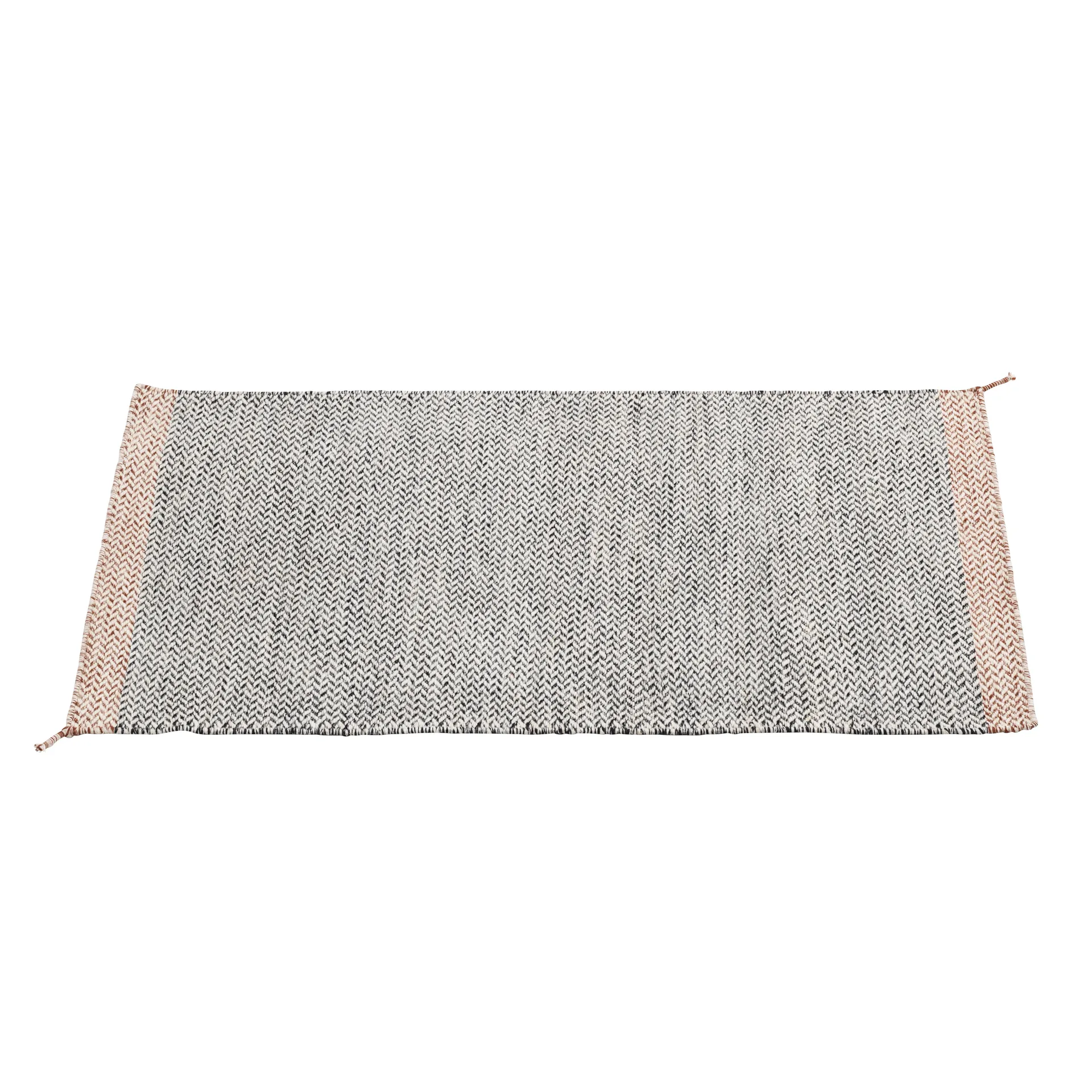 Ply ullmatta 85x140 cm, Svart-vit Muuto