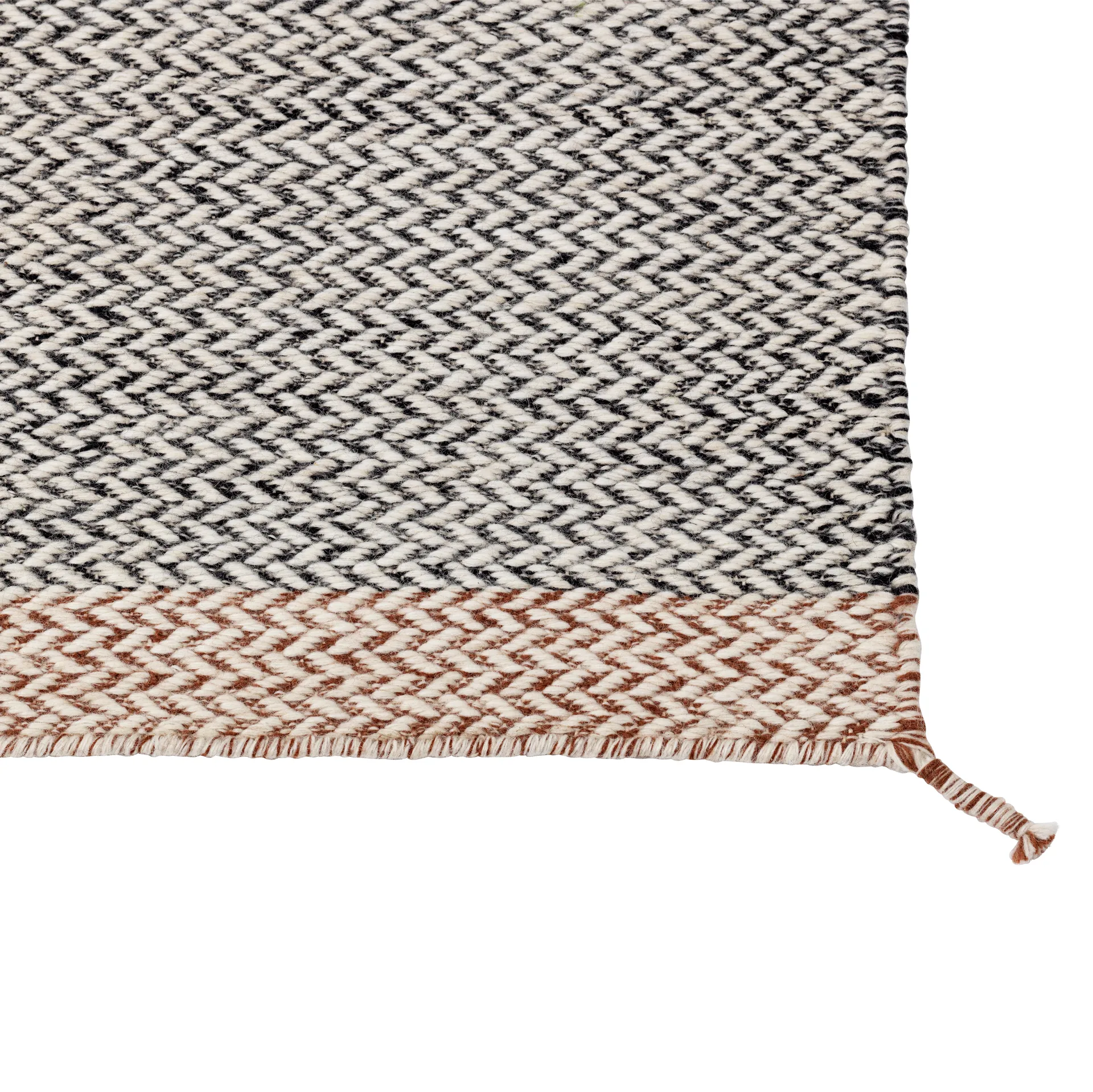 Ply ullmatta 85x140 cm, Svart-vit Muuto