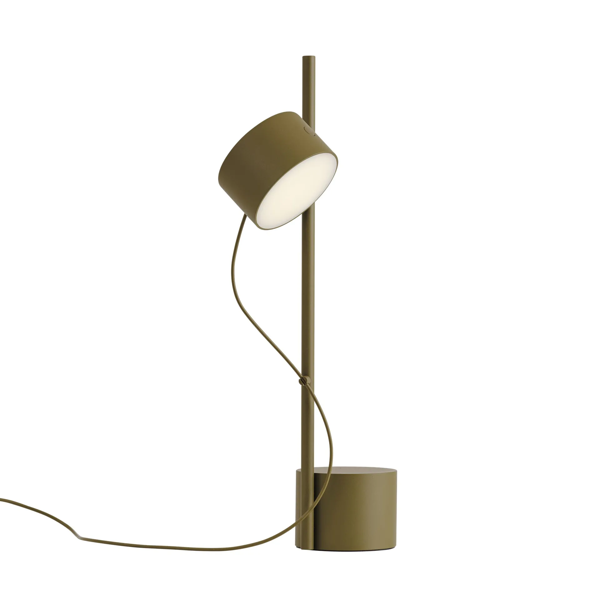 Post bordslampa, Brown-green Muuto