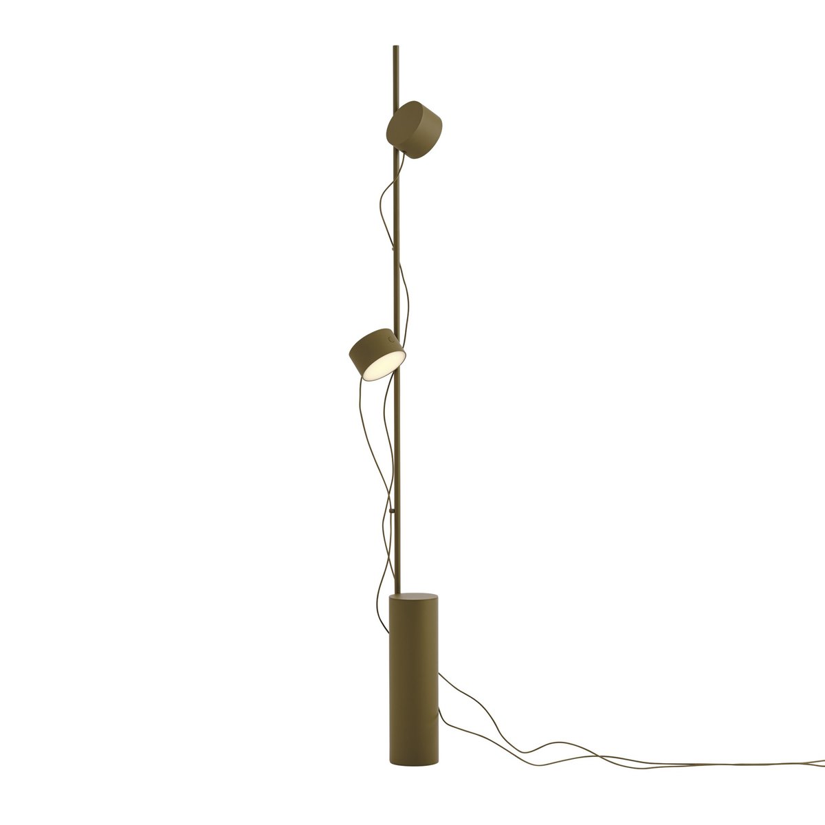 Muuto Post golvlampa Brown-green | Skandinavisk Design | Golvlampor | Brun