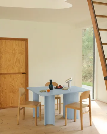 Re-norm matbord - Light blue, 130x120 cm - Muuto