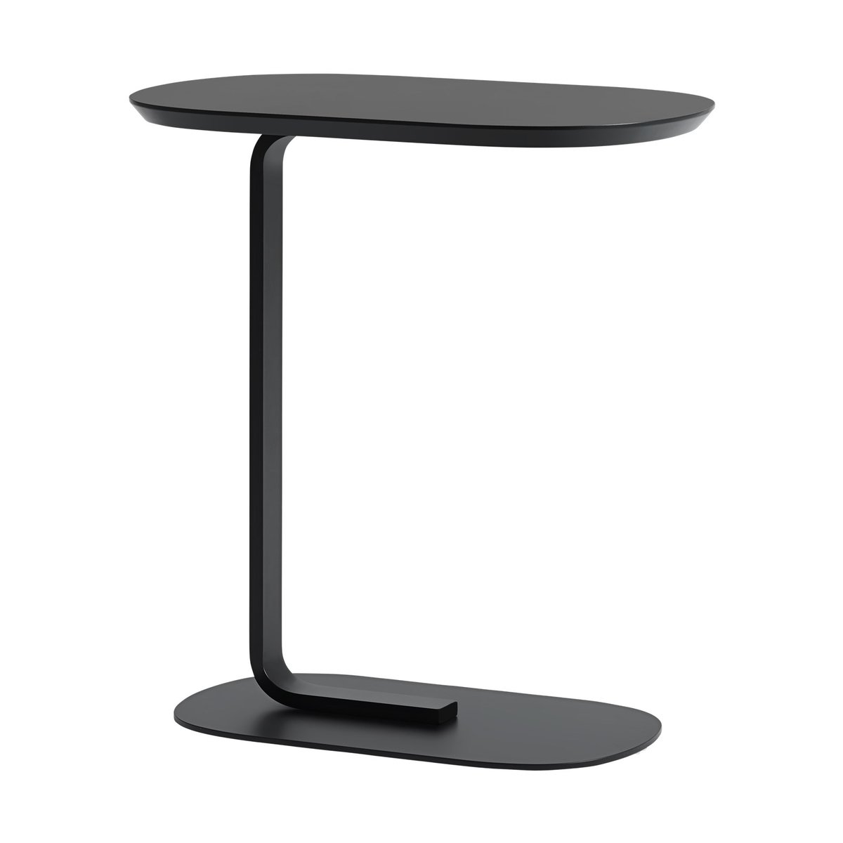 Muuto Relate sidobord 60,5 cm Black | Skandinavisk Design | Avlastningsbord & Sidobord | Svart